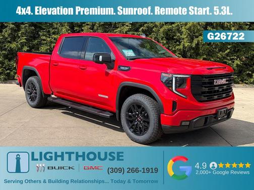 Cardinal Red 2026 GMC Sierra 1500 Elevation