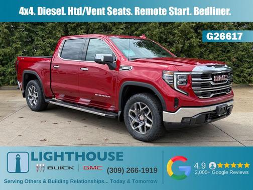 Volcanic Red Tintcoat 2026 GMC Sierra 1500 SLT