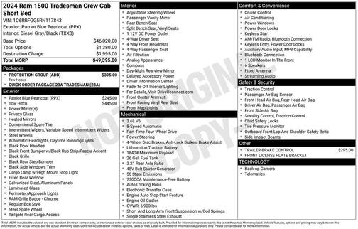 2024 RAM 1500 Tradesman