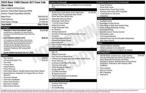 2023 RAM 1500 Classic SLT