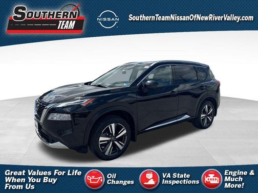 Super Black 2023 Nissan Rogue Platinum