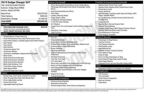 2019 Dodge Charger SXT
