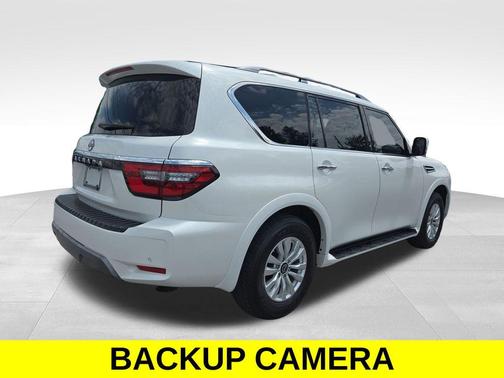 Aspen White Tricoat 2023 Nissan Armada SV 4WD