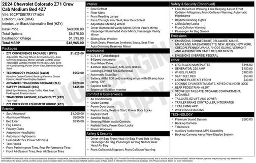 2024 Chevrolet Colorado Z71