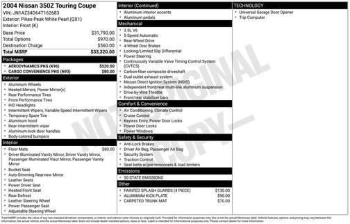 2004 Nissan 350Z Touring