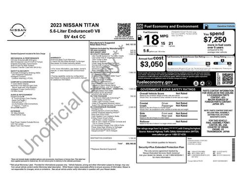 2023 Nissan Titan SV