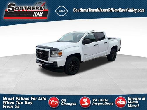 Summit White 2021 GMC Canyon Elevation Standard