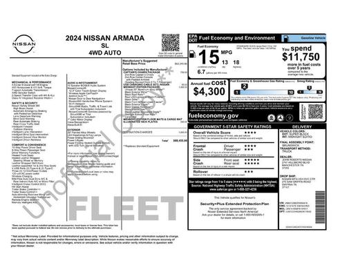 2024 Nissan Armada SL 4WD