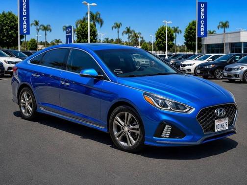 Electric Blue 2018 Hyundai SONATA Sport