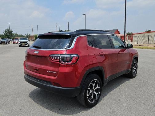 Red 2025 Jeep Compass Limited