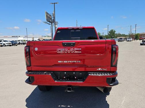 Volcanic Red 2025 GMC Sierra 2500 AT4