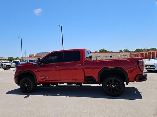Volcanic Red 2025 GMC Sierra 2500 AT4