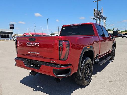 Volcanic Red 2025 GMC Sierra 2500 AT4