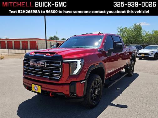 Volcanic Red 2025 GMC Sierra 2500 AT4