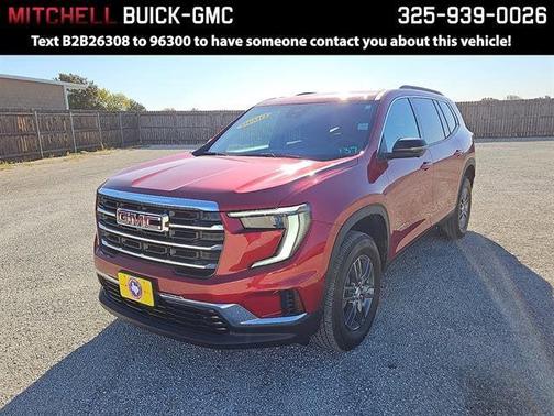 Volcanic Red 2026 GMC Acadia Elevation SUV