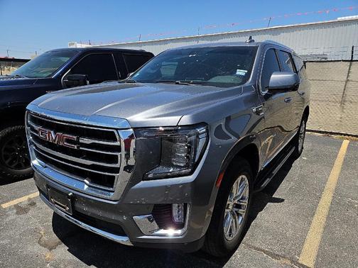 Satin Steel Metallic 2021 GMC Yukon SLT