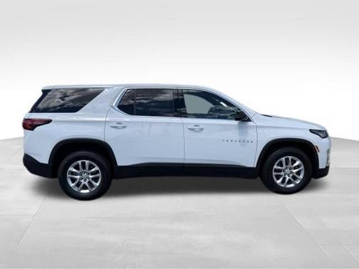 Summit White 2023 Chevrolet Traverse LS