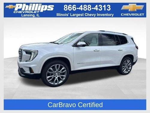 White Frost Tri-Coat 2024 GMC Acadia Denali