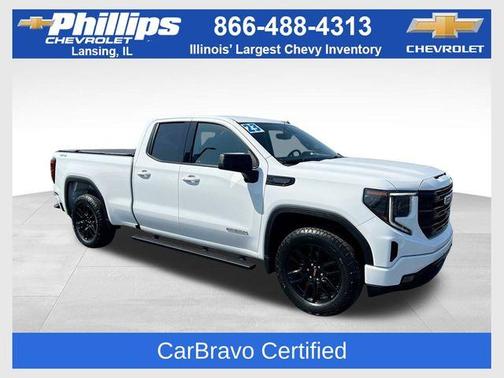 Summit White 2023 GMC Sierra 1500 Elevation