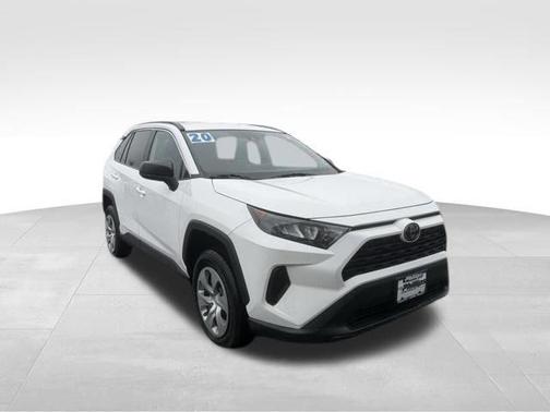 Super White 2020 Toyota RAV4 LE