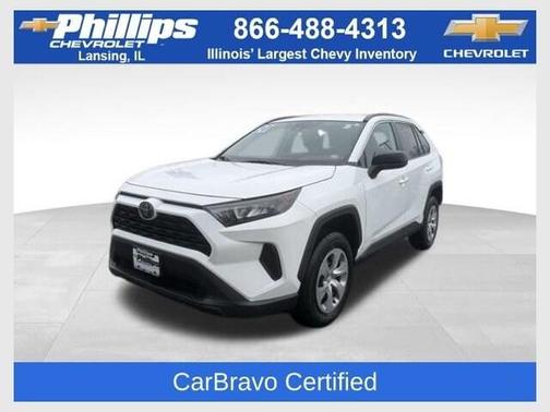 White 2020 Toyota RAV4 LE