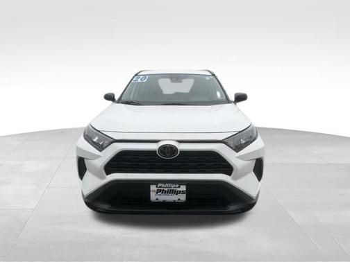 Super White 2020 Toyota RAV4 LE