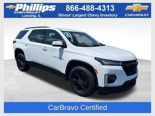Summit White 2023 Chevrolet Traverse LT Cloth