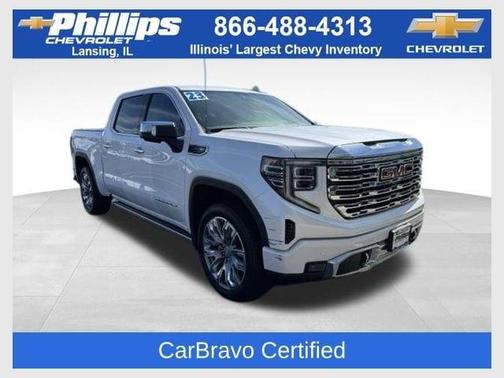 White Frost Tri-Coat 2023 GMC Sierra 1500 Denali