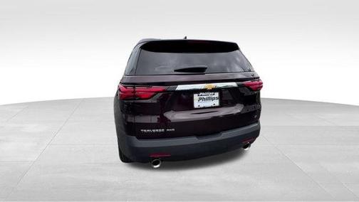 Black Cherry Metallic 2023 Chevrolet Traverse LT Leather