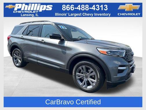 Gray Metallic 2023 Ford Explorer XLT