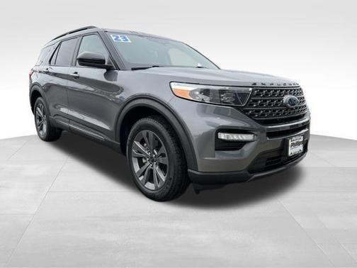 Gray Metallic 2023 Ford Explorer XLT