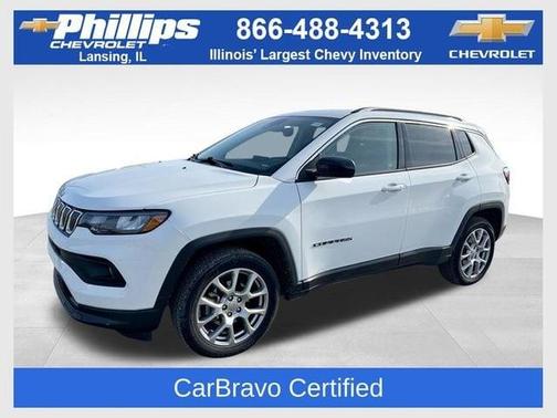 Bright White Clearcoat 2022 Jeep Compass Latitude Lux