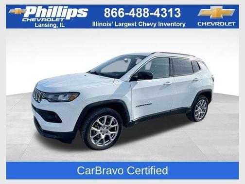Bright White Clearcoat 2022 Jeep Compass Latitude Lux