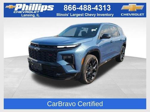 Lakeshore Blue Metallic 2024 Chevrolet Traverse RS
