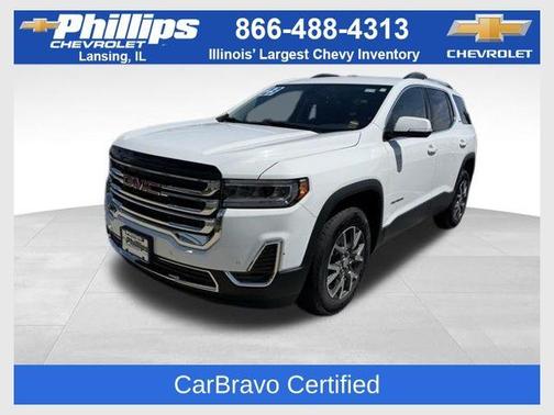 Summit White 2023 GMC Acadia SLE