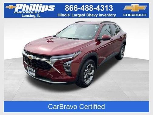 Crimson Metallic 2025 Chevrolet Trax LT