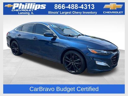 Northsky Blue Metallic 2021 Chevrolet Malibu LT