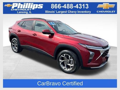 Crimson Metallic 2024 Chevrolet Trax LT