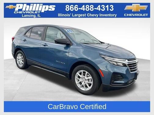 Lakeshore Blue Metallic 2024 Chevrolet Equinox LS