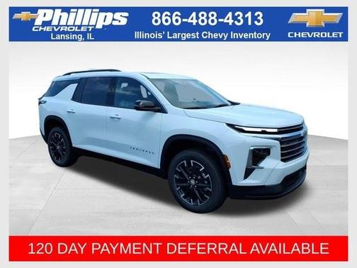 Summit White 2026 Chevrolet Traverse LT
