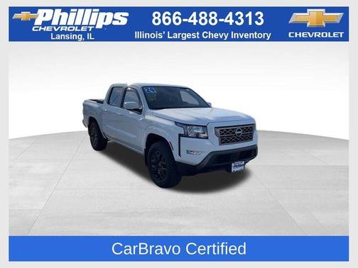 Glacier White 2024 Nissan Frontier SV