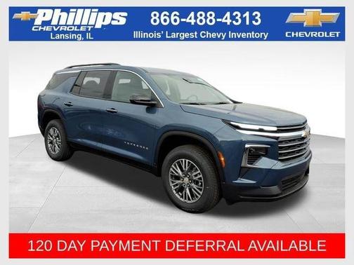 Lakeshore Blue Metallic 2026 Chevrolet Traverse LT