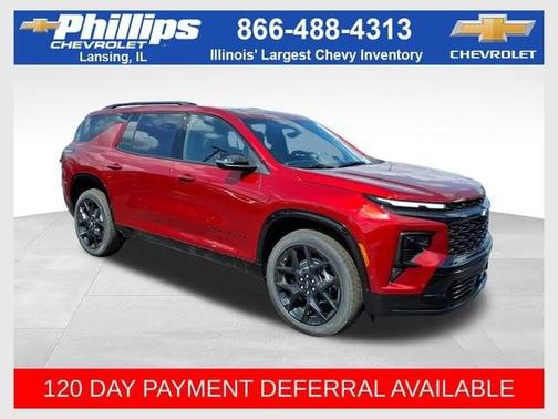 Radiant Red 2026 Chevrolet Traverse RS