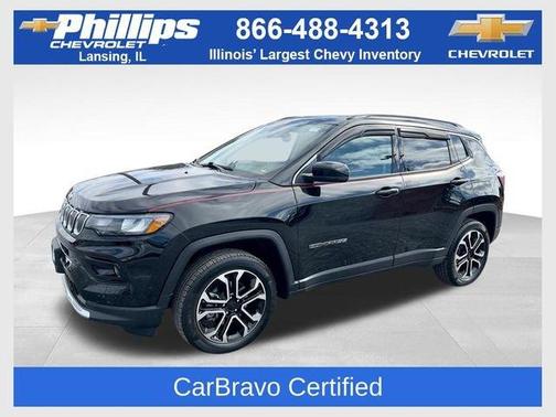 Diamond Black 2022 Jeep Compass Limited