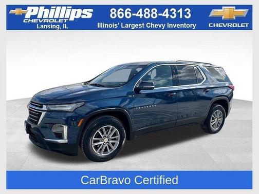 Northsky Blue Metallic 2023 Chevrolet Traverse LT Cloth