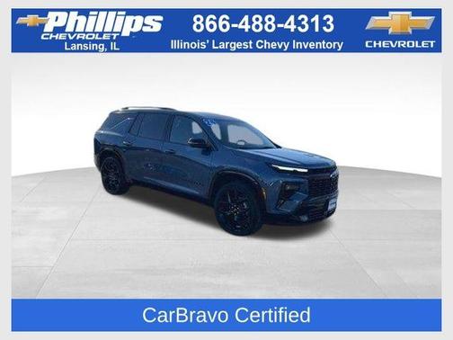 Lakeshore Blue 2024 Chevrolet Traverse RS