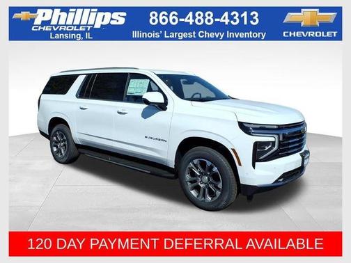 Summit White 2026 Chevrolet Suburban LT