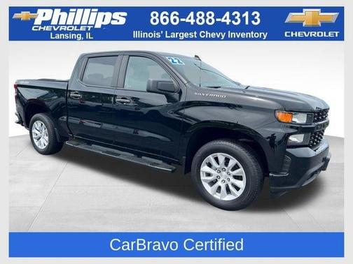 Mosaic Black Metallic 2022 Chevrolet Silverado 1500 Limited Custom