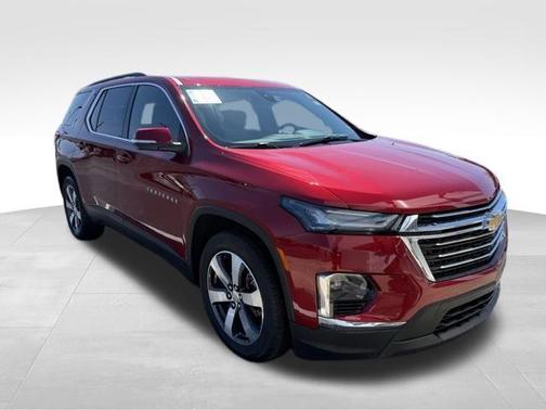Radiant Red 2023 Chevrolet Traverse LT Leather
