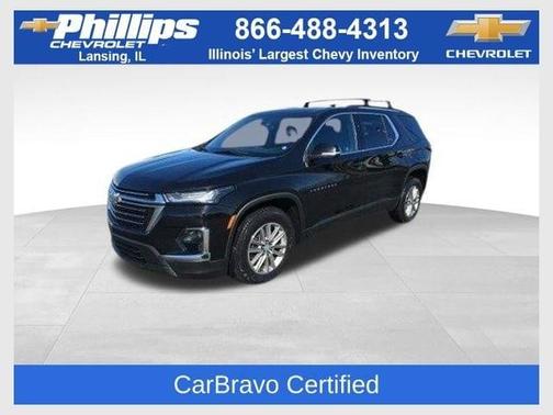 Mosaic Black Metallic 2023 Chevrolet Traverse LT Cloth